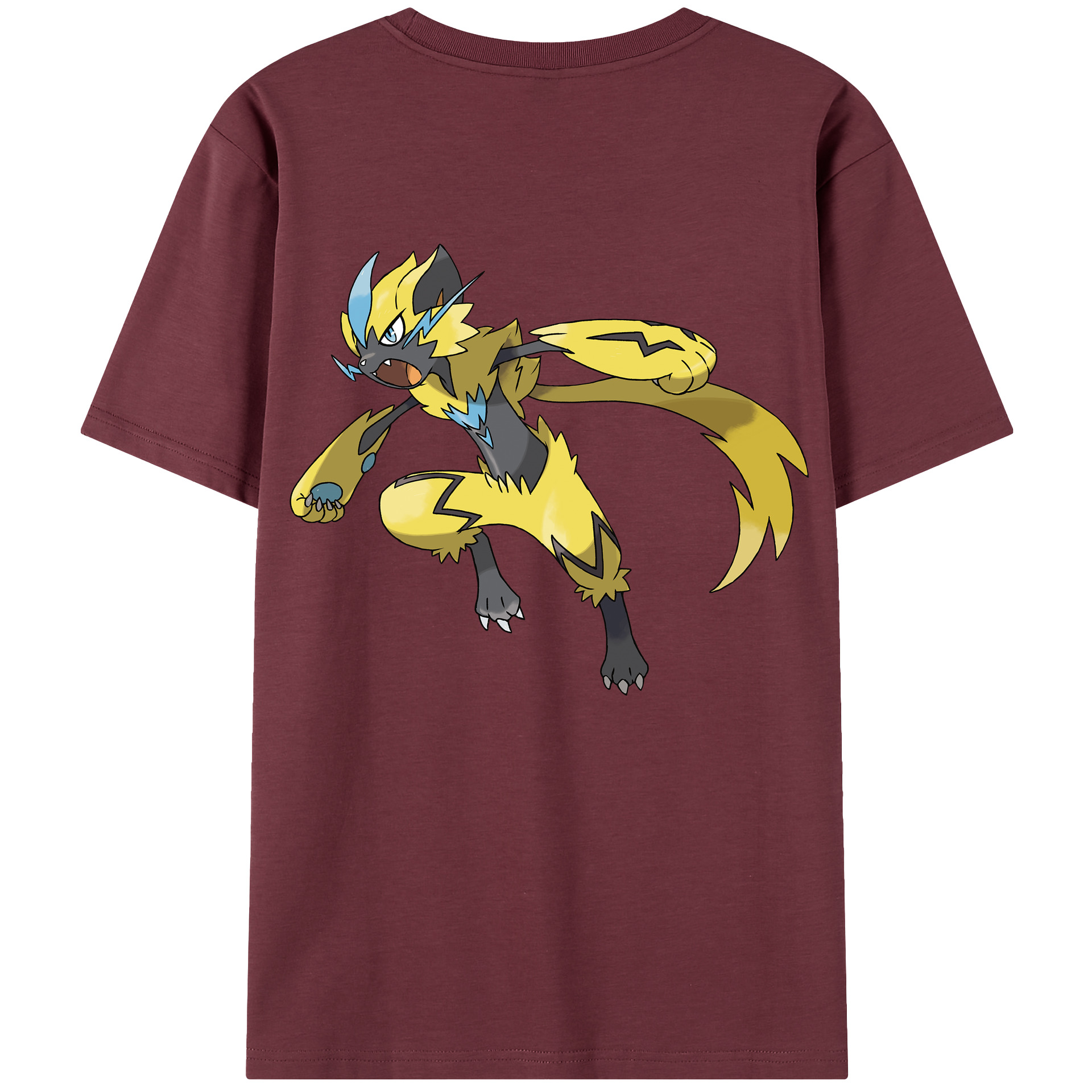 （画像用） ポケットモンスター Pokémon 綿100％半袖Tシャツ（背面プリント）